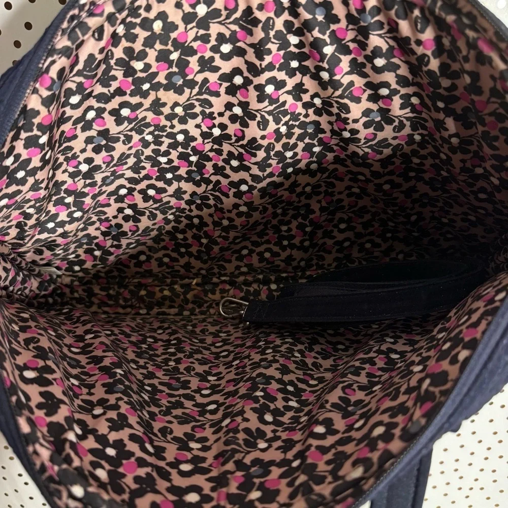 Vera Bradley Midnight Blue Quilted Laptop Bag